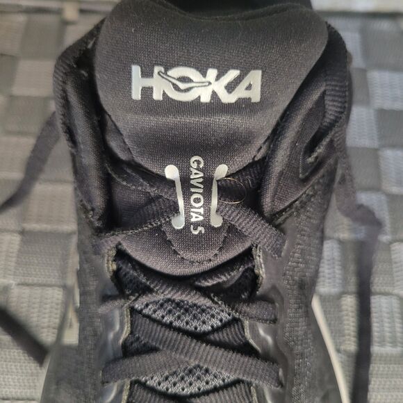 Hoka Gaviota 5 Black White Running Walking Comfort Shoes Women's 9.5 - Picture 9 of 11